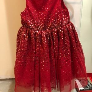 Sequin red dress
